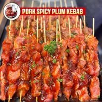 Pork Spicy Plum Kebab