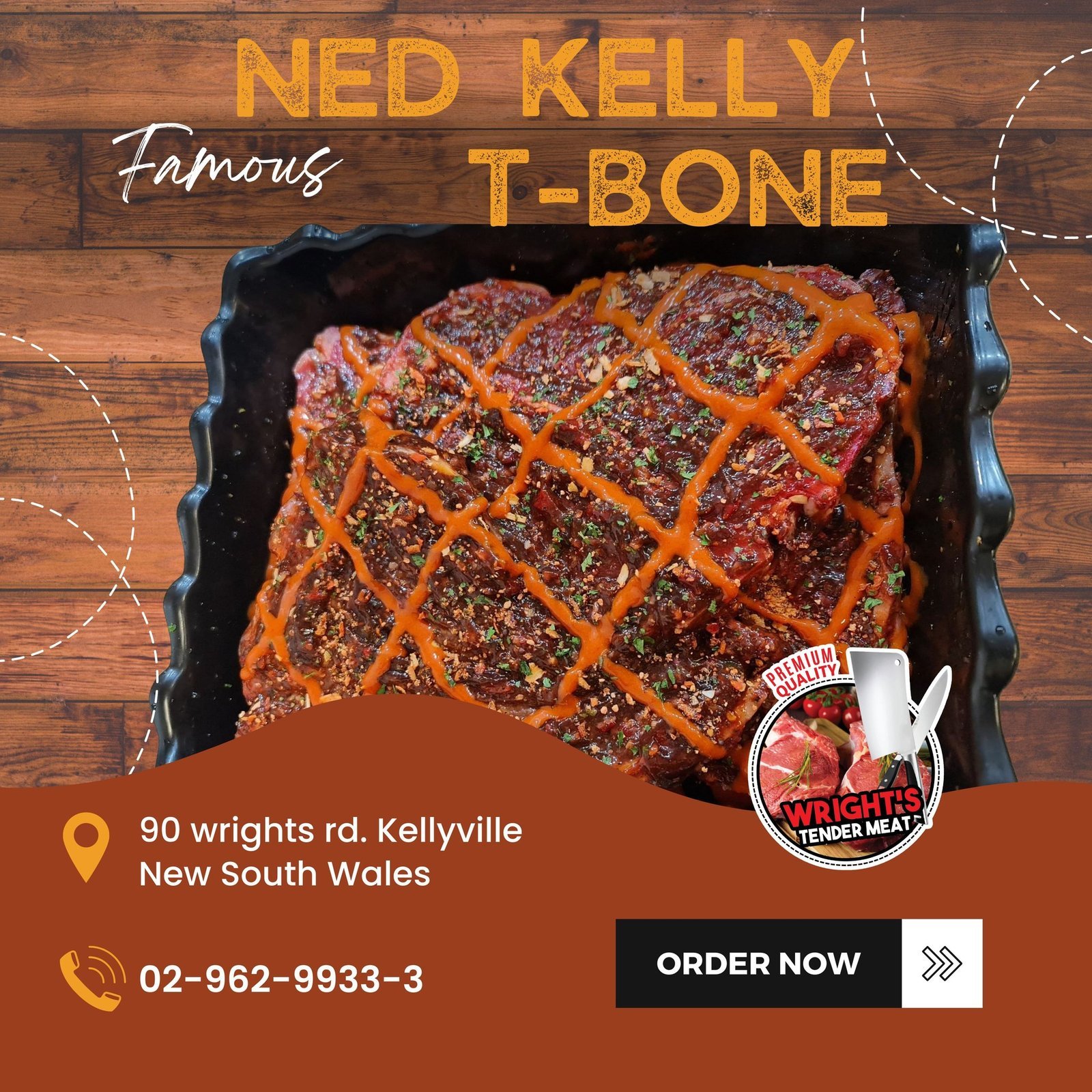 Ned Kelly T Bone
